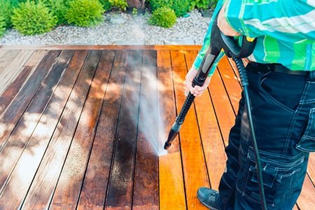 Decking Jet Washing London